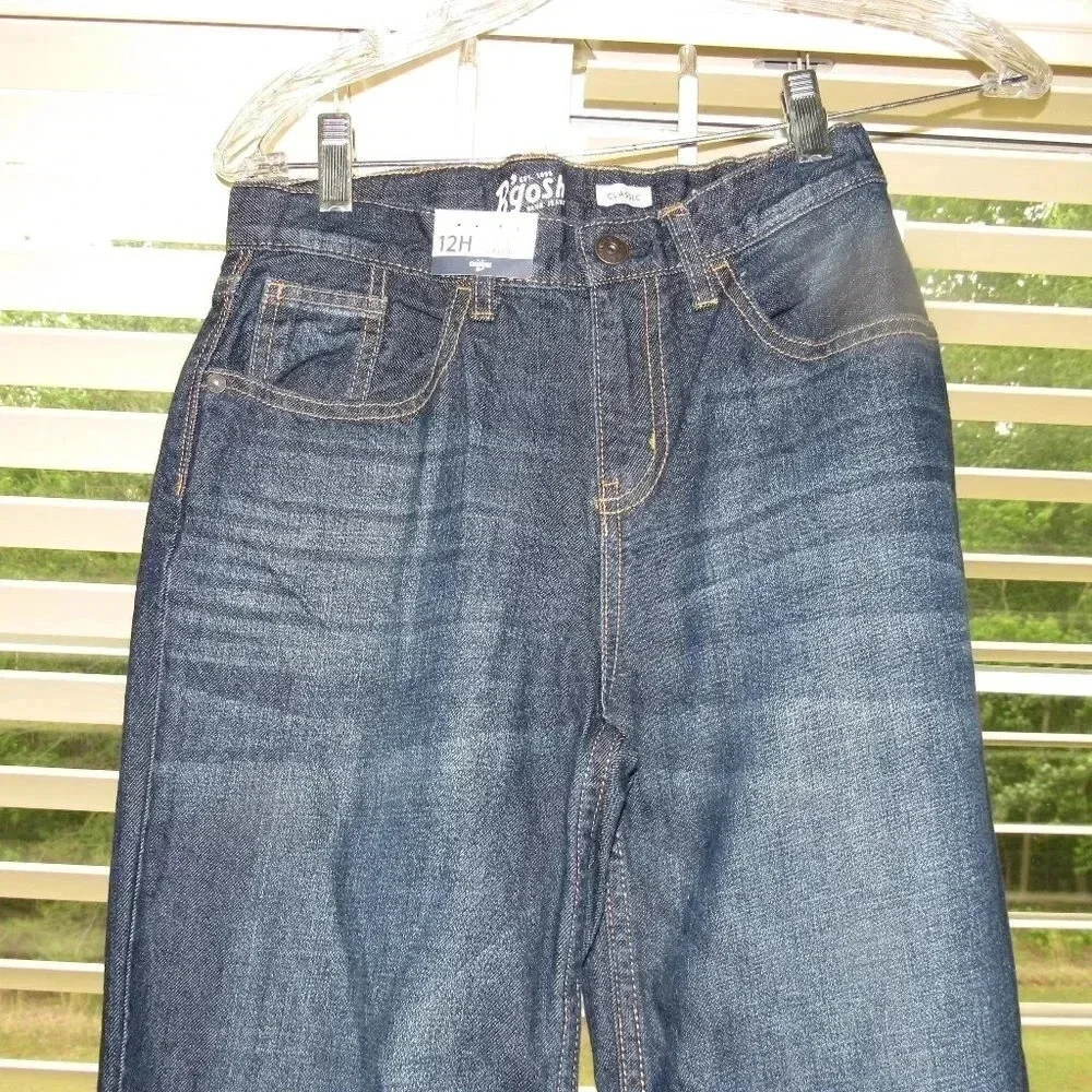 NWT OSHKOSH B’GOSH Classic Medium Wash Jeans 12H